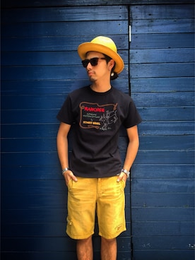 「ショーツスタイル」｜yamazakiさん（メンズ・170cm）の夏コーディネート