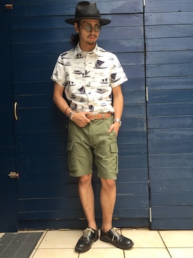 「SCHOTT」｜yamazakiさん（メンズ・170cm）の夏コーディネート