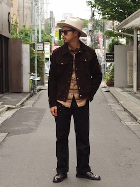 「schott（ショット）のアイテム」を使った、yamazakiさん（メンズ・170cm）の秋コーディネート