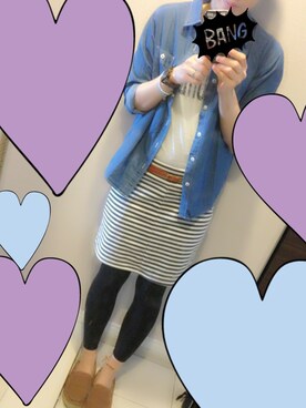 「アイテム（アンクレット）」を使った、outaさん（レディース・156cm）の春コーディネート