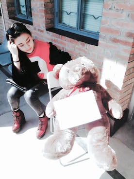 「orange」｜Yeung ching🐰 さん（レディース・168cm）の冬コーディネート