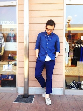 「ブレスレット」｜マティさん（メンズ・173cm）の春コーディネート