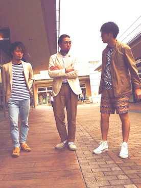 「UNION STATION（ユニオンステーション）のアイテム」を使った、マティさん（メンズ・173cm）の春コーディネート