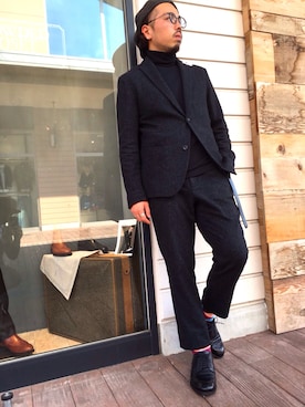 「ユニオンステーション」｜マティさん（メンズ・171cm）の秋コーディネート