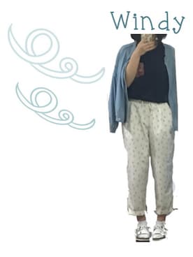 「強風」｜tsuciさん（レディース・155cm）の春コーディネート
