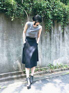 「20,000,000fragments（トゥエンティーミリオンフラッグメンツ.）のアイテム（その他シューズ）」を使った、sora_jpさん（レディース・171cm）の夏コーディネート