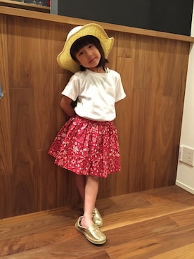 ゆいかさん(キッズ・100cm)の夏コーディネート