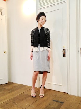 「Steven Alan（スティーブンアラン）のアイテム（ワンピース/ドレス）」を使った、メゾンフラミンゴさん（レディース・165cm）の春コーディネート
