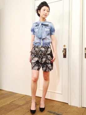 「DSQUARED2（ディースクエアード）のアイテム」を使った、メゾンフラミンゴさん（レディース・165cm）の春コーディネート