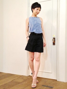 「DRIES VAN NOTEN（ドリスヴァンノッテン）のアイテム（パンツ）」を使った、メゾンフラミンゴさん（レディース・165cm）の春コーディネート