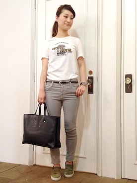 「DSQUARED2（ディースクエアード）のアイテム」を使った、メゾンフラミンゴさん（レディース・160cm）の夏コーディネート
