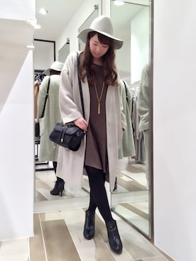 hanaeさん（レディース・153cm）の秋コーディネート