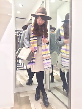 hanaeさん（レディース・153cm）の冬コーディネート