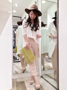 「WERNER（ワーナー）のアイテム」を使った、hanaeさん（レディース・153cm）の冬コーディネート