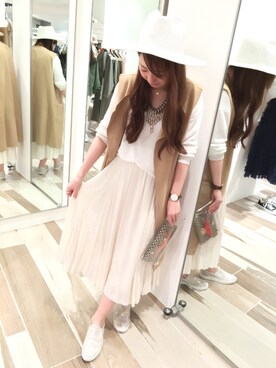 「Rick & Roy（リック アンド ロイ）のアイテム（バッグ）」を使った、hanaeさん（レディース・153cm）の春コーディネート