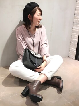 hanaeさん（レディース・153cm）の秋コーディネート