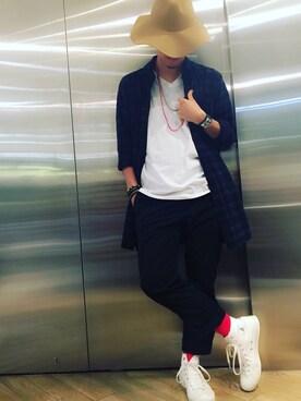 鍬本篤志さんのコーディネート