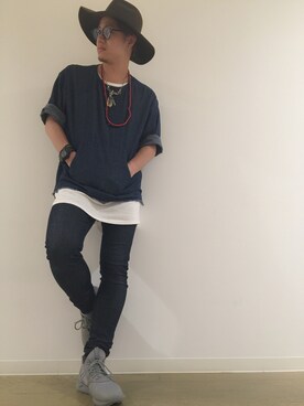 鍬本篤志さんのコーディネート