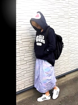 「Champion（チャンピオン）のアイテム（その他）」を使った、Msmiさん（レディース・168cm）の春コーディネート