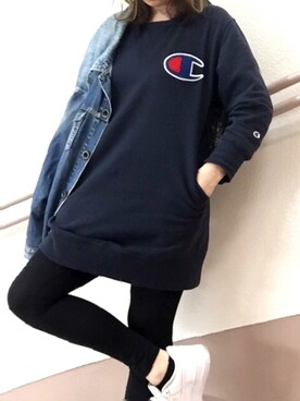 「RCWB（アールシーダブリュービー）のアイテム（ワンピース/ドレス）」を使った、Msmiさん（レディース・168cm）の冬コーディネート