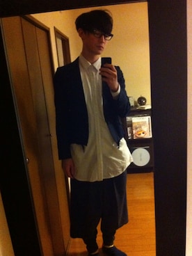 うぇんつさん（メンズ・182cm）の秋コーディネート