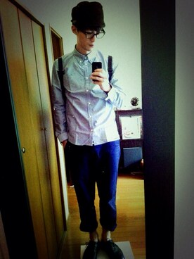 うぇんつさん（メンズ・182cm）の冬コーディネート