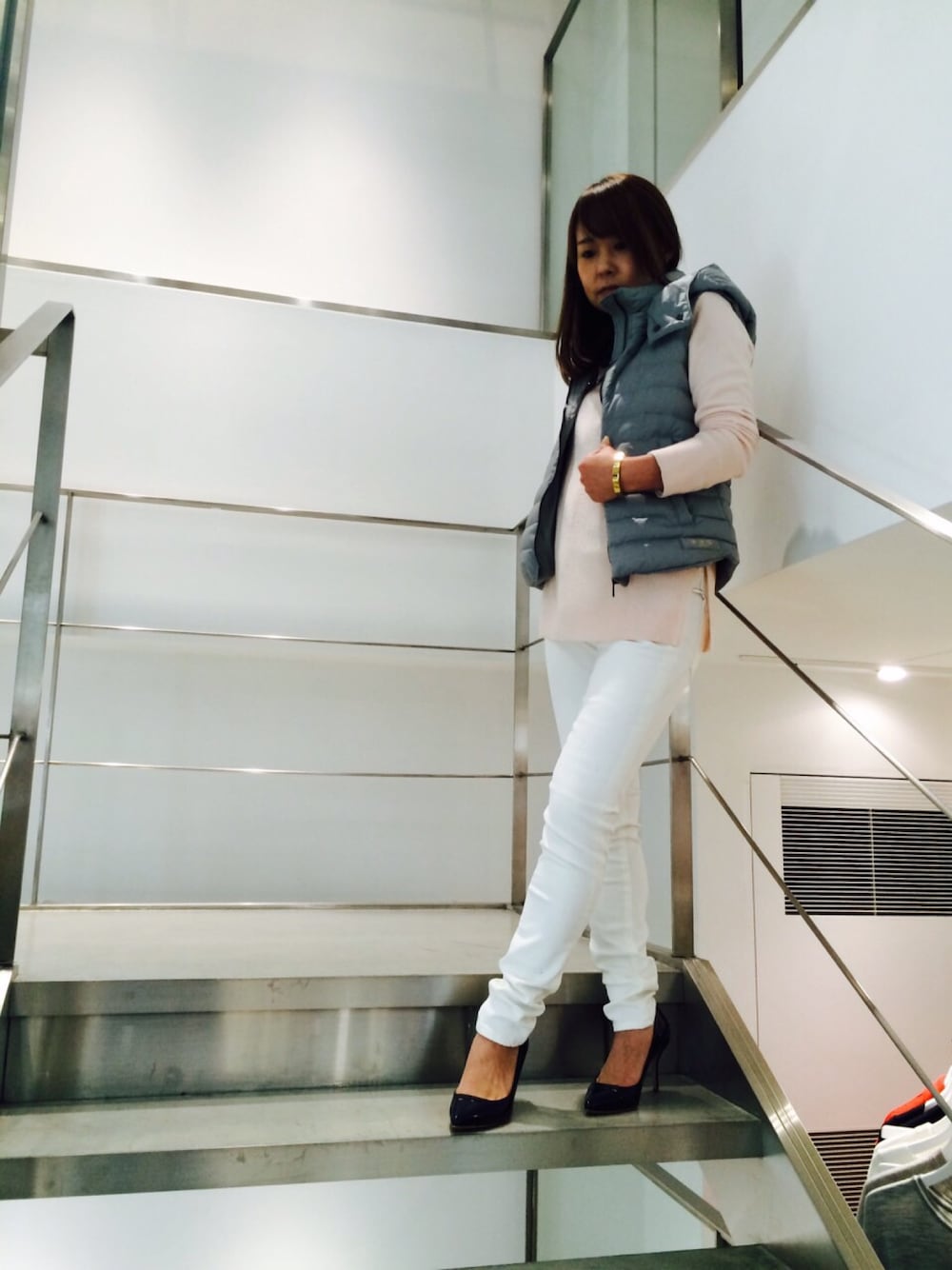 美品 タトラス ダウンベスト お洒落 上品コーデ ナイロン グレー 2 TATRAS （タトラス）｜TATRAS / タトラスPOSEIDONEポセイドーネ セミ