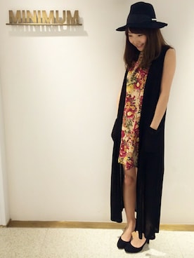 「京都マルイ」｜minimumなんばマルイstaffさん（レディース・164cm）の秋コーディネート