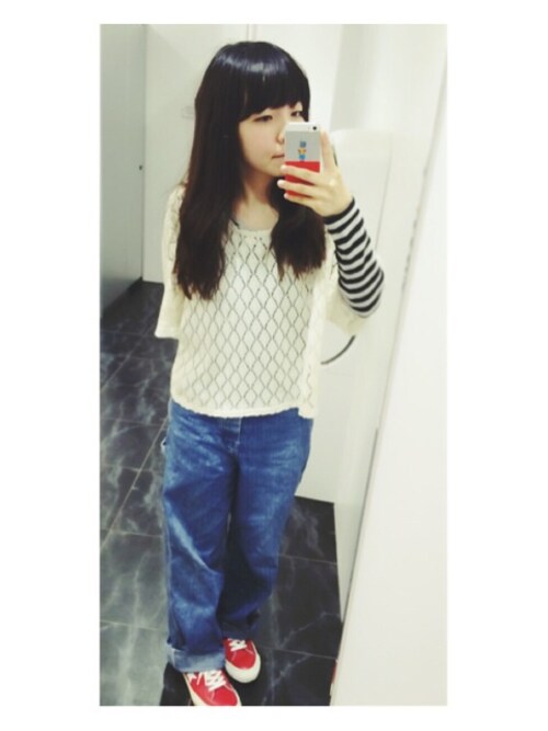るみこ Converseのスニーカーを使ったコーディネート Wear