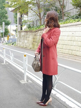 「Soareak（ソアリーク）のアイテム（ジャケット/アウター）」を使った、Mippyさん（レディース・161cm）の秋コーディネート