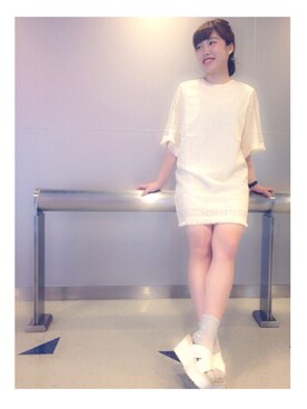 kawamoto Rioさん（レディース・152cm）の夏コーディネート