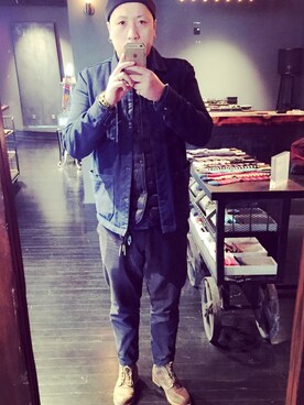 「H&M（エイチ・アンド・エム）のアイテム（ジャケット/アウター）」を使った、toy huangさん（メンズ・176cm・20代）の春コーディネート