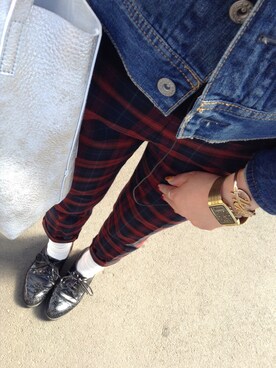 「Jeffrey Campbell（ジェフリーキャンベル）のアイテム（その他シューズ）」を使った、akinaさん（レディース・159cm）の秋コーディネート