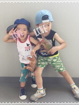 piyoさん（キッズ・100cm）の夏コーディネート