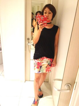 「sanuk（サヌーク）のアイテム（サンダル）」を使った、greenさん（レディース・159cm）の夏コーディネート