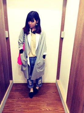 「aikoグッズ」｜まゆちーさん（レディース・152cm）の春コーディネート