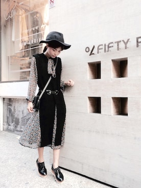 「Kashin（カシン）のアイテム」を使った、aimee さん（レディース・148cm）の冬コーディネート