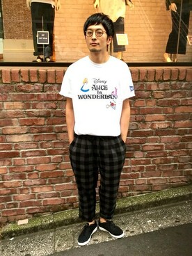 「SHIPS JET BLUE（シップスジェットブルー）のアイテム（ファッション雑貨）」を使った、大竹さん（メンズ・184cm）の夏コーディネート