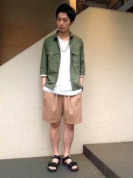 大竹さん（メンズ・184cm）の夏コーディネート