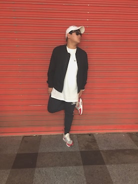 「YEEZUS（イーザス）のアイテム」を使った、星弥さん（メンズ・174cm）の冬コーディネート