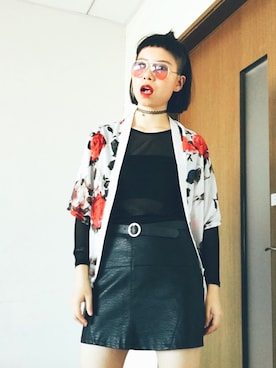 「harajuku」｜「アイテム（ジャケット/アウター）」を使った、JULIAさん（レディース・167cm）の冬コーディネート
