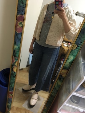 「off the wall（オフザウォール）のアイテム」を使った、Asuyaさん（レディース・154cm）の春コーディネート