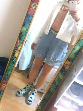 「MINIMUM（ミニマム）のアイテム（トップス）」を使った、Asuyaさん（レディース・154cm）の春コーディネート