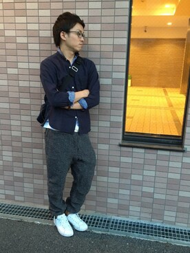 なめぞーさん(メンズ・165cm)の秋コーディネート