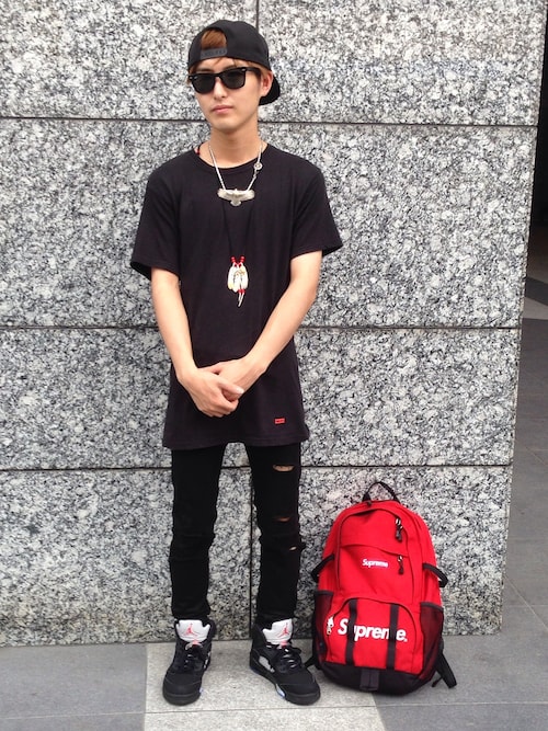 ゆうた Supreme のバックパック リュックを使ったコーディネート Wear