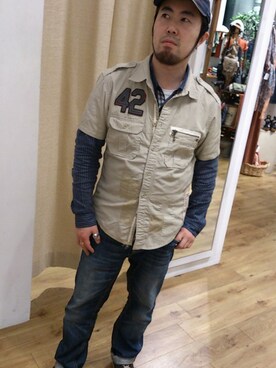 TAKASIさん(メンズ・166cm)の春コーディネート