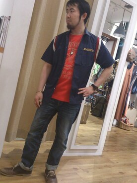 TAKASIさん（メンズ・166cm）の春コーディネート