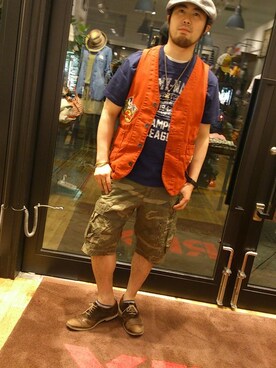 TAKASIさん（メンズ・166cm）の夏コーディネート