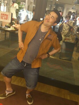 TAKASIさん（メンズ・166cm）の夏コーディネート