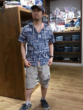 TAKASIさん（メンズ・166cm）の夏コーディネート